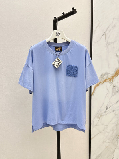 Loe 25ss embroidered t-shirt