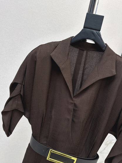 Loro 25ss shirt dress