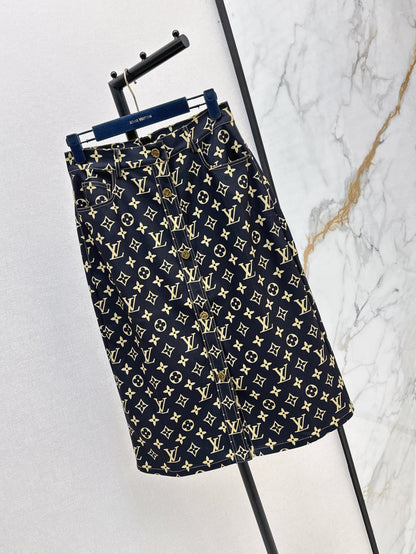 Louis 25ss monogram skirt