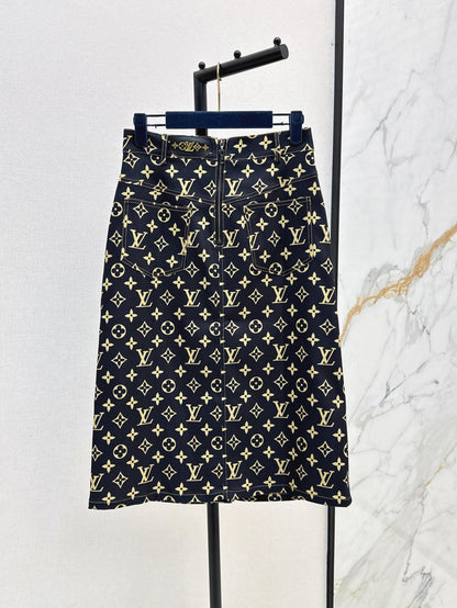 Louis 25ss monogram skirt