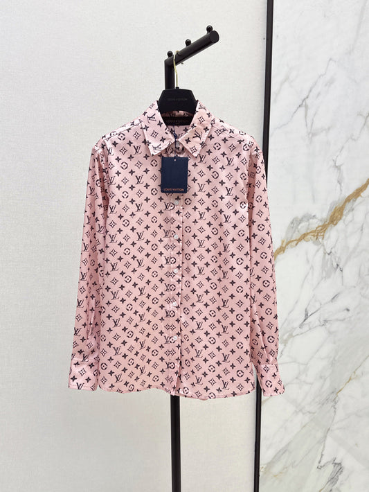 Louis 25ss monogram shirt