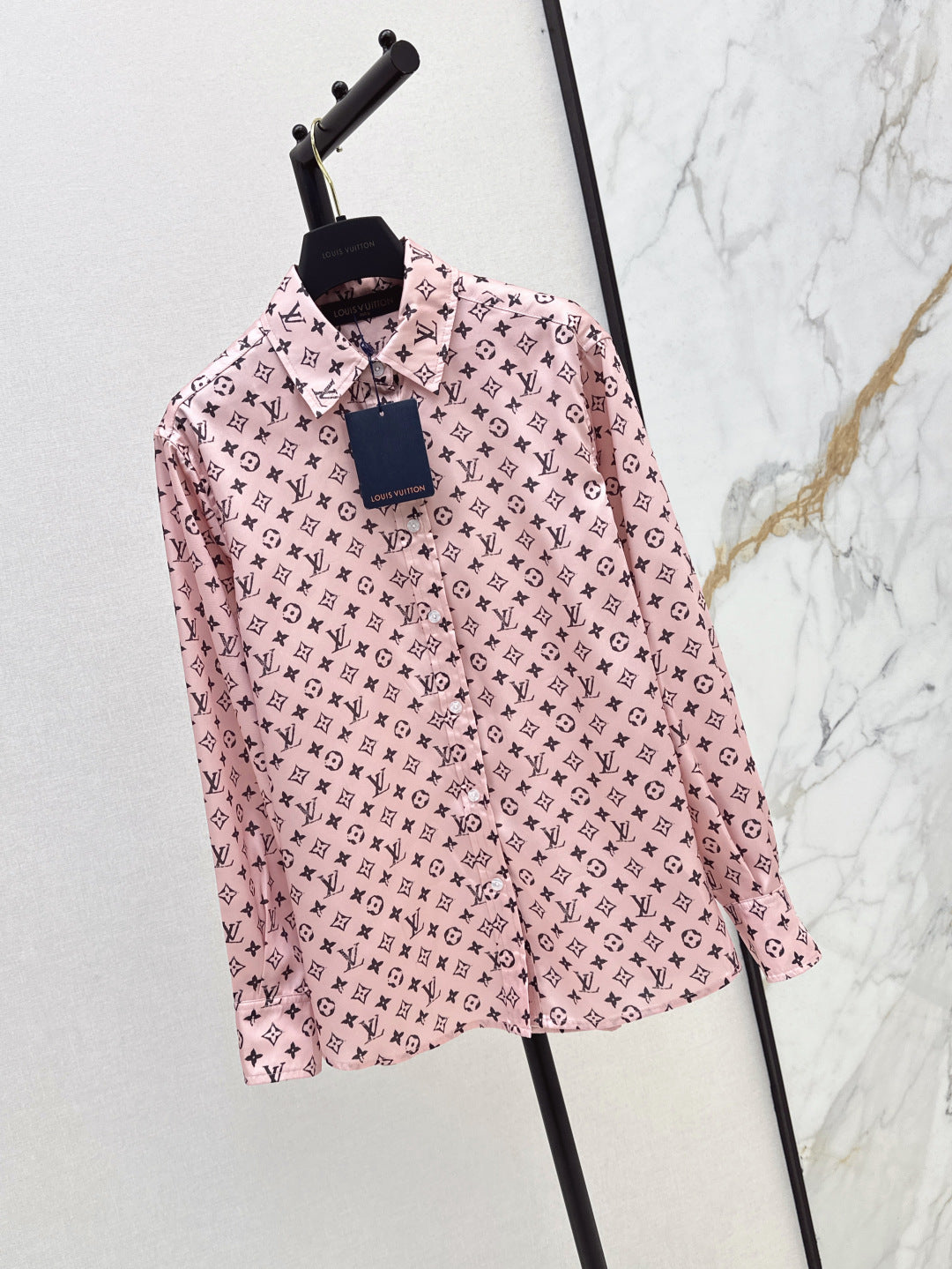 Louis 25ss monogram shirt