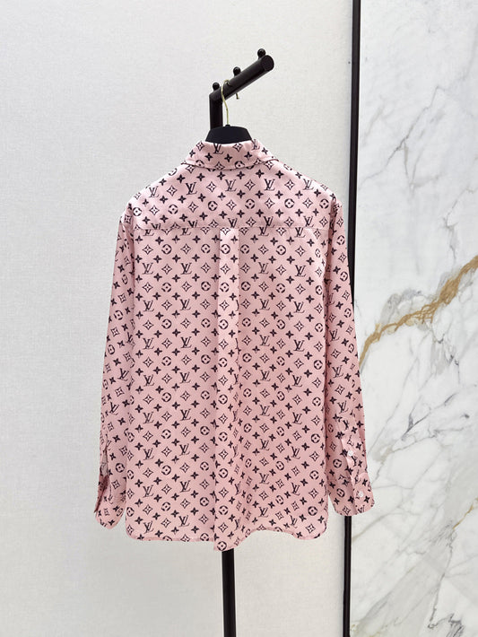 Louis 25ss monogram shirt