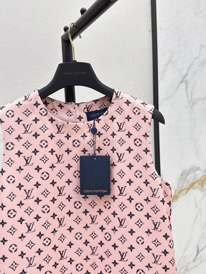 Louis 25ss monogram dress