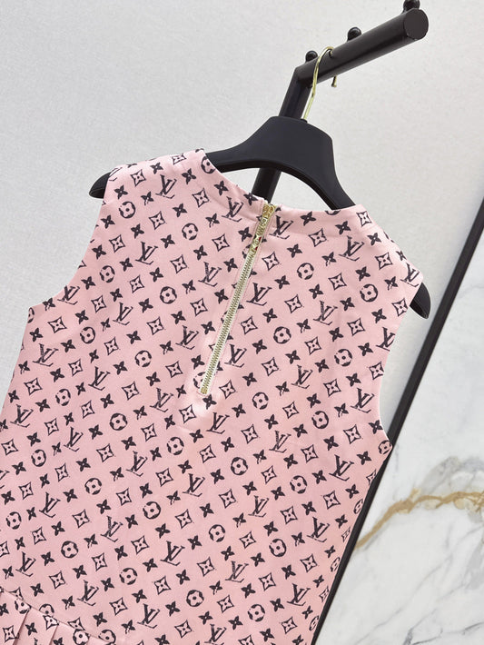Louis 25ss monogram dress