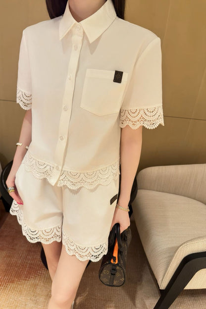 Louis 25ss lace suit