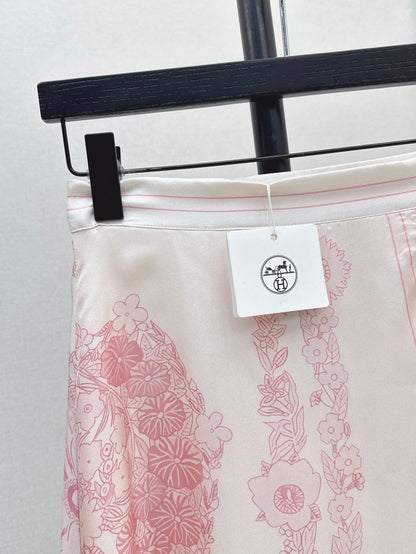 Herm 25ss Silk skirt