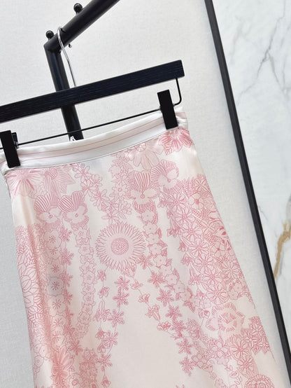 Herm 25ss Silk skirt