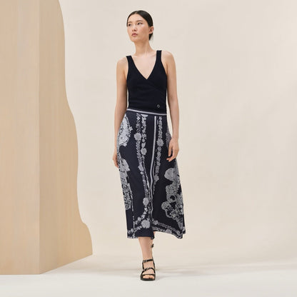 Herm 25ss Silk skirt