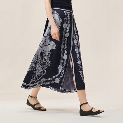 Herm 25ss Silk skirt