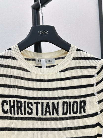 CD 25SS miss knit t-shirt