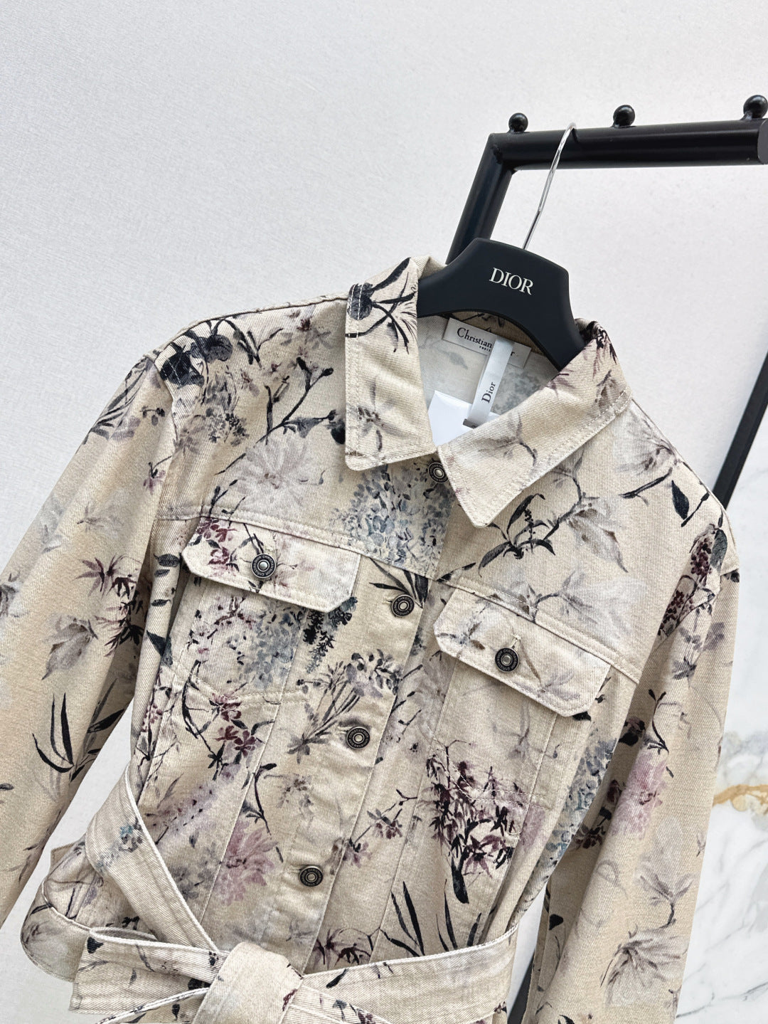 CD 25ss print denim jacket