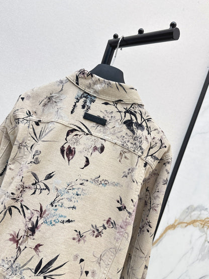 CD 25ss print denim jacket