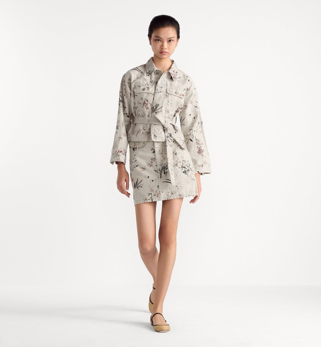 CD 25ss print denim jacket