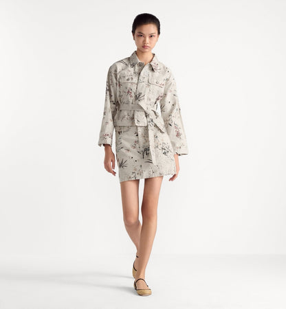 CD 25ss print denim jacket