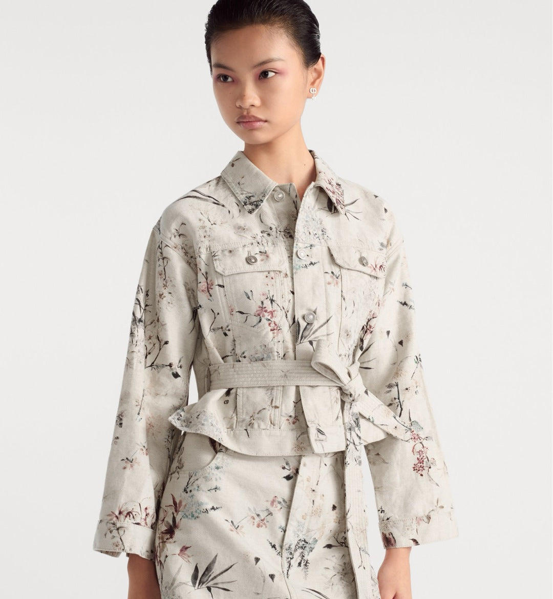 CD 25ss print denim jacket
