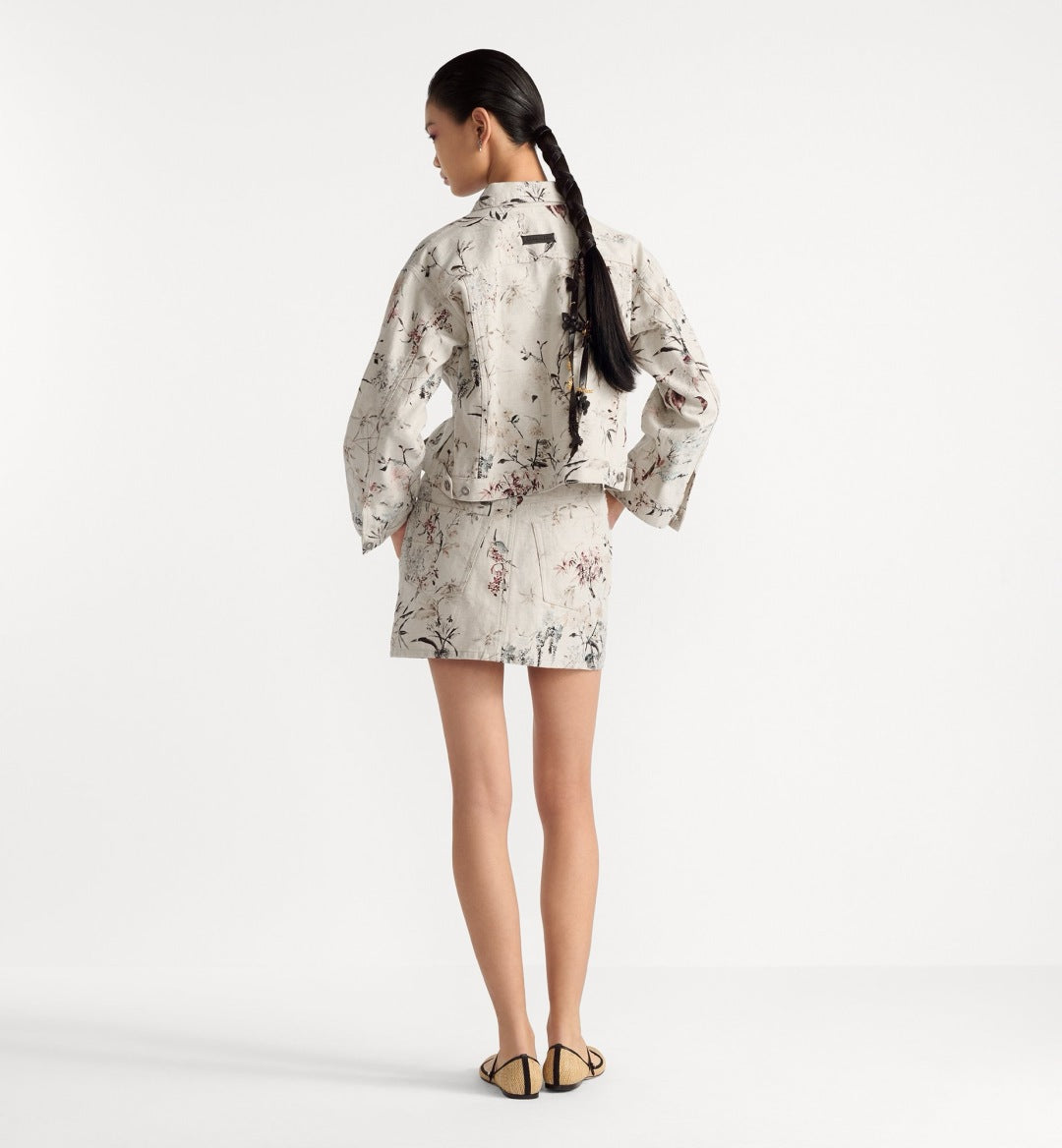 CD 25ss print denim jacket