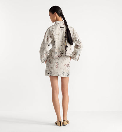 CD 25ss print denim jacket