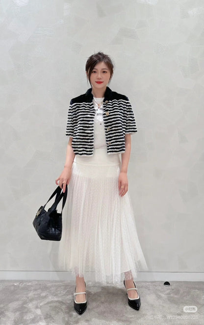 CD 25ss pleated skirt
