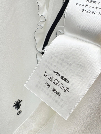 CD 25SS silk sleeveless shirt