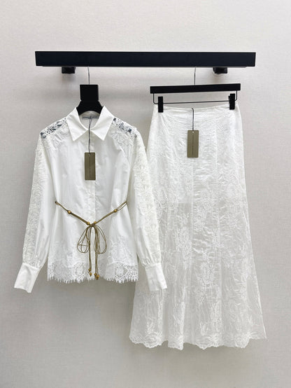 ES 25ss lace shirt