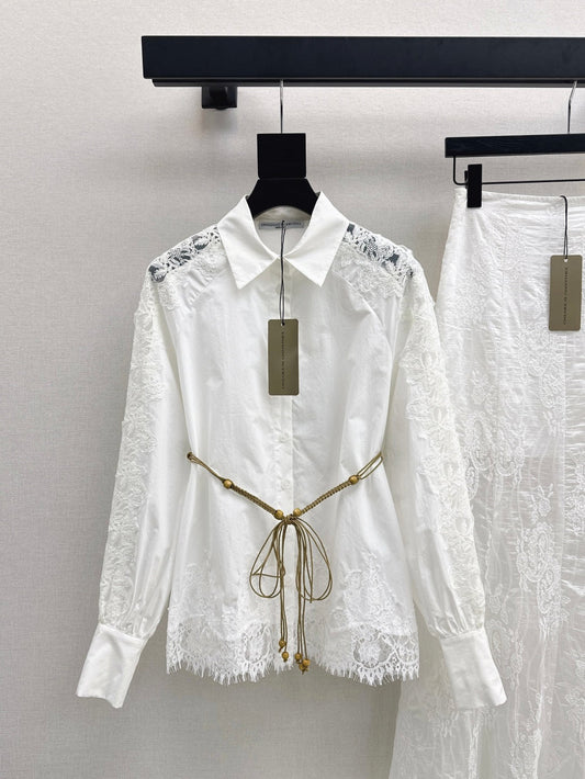 ES 25ss lace shirt