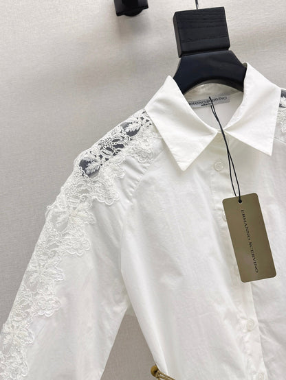 ES 25ss lace shirt