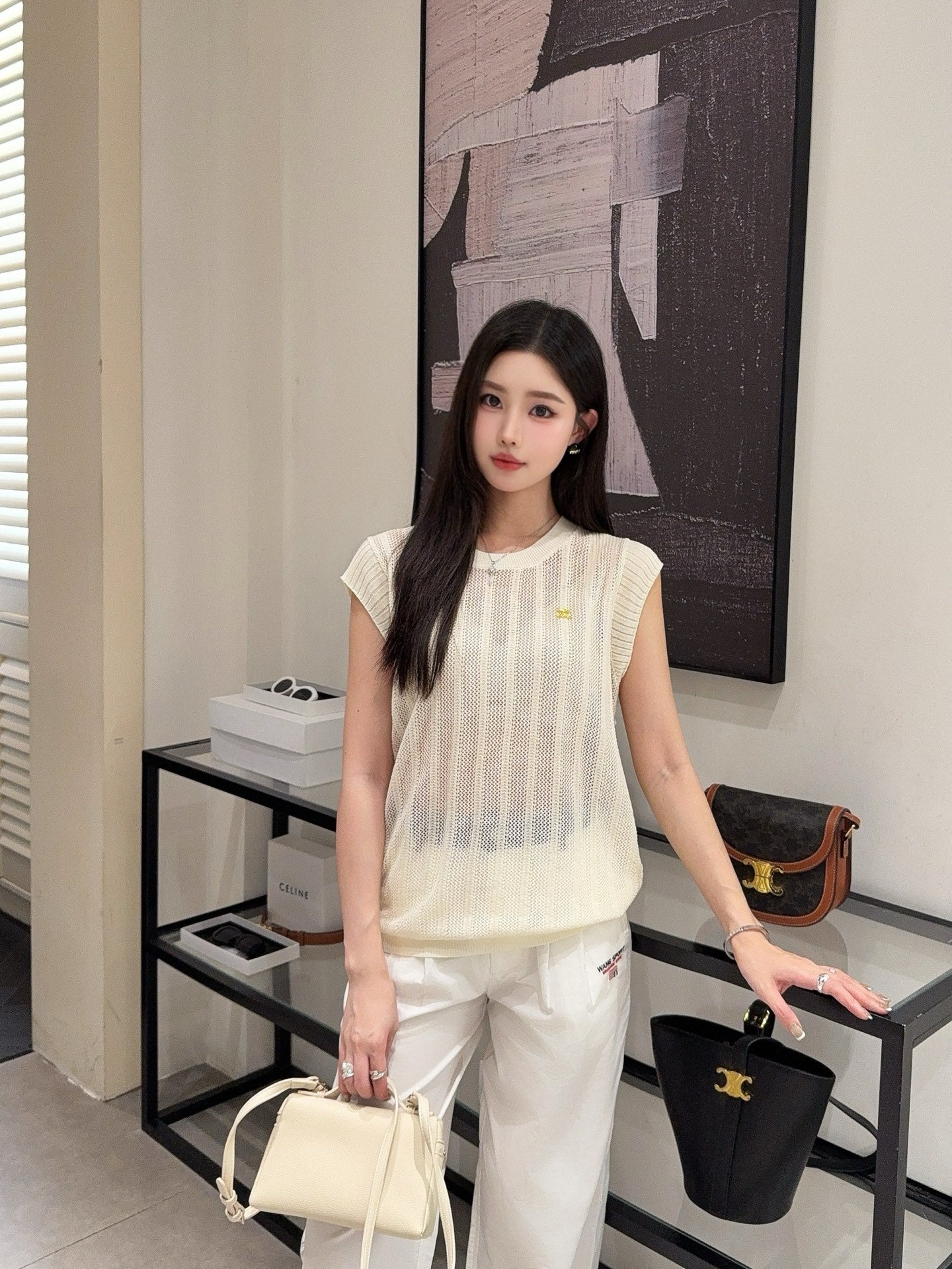 Celi 25ss knit vest