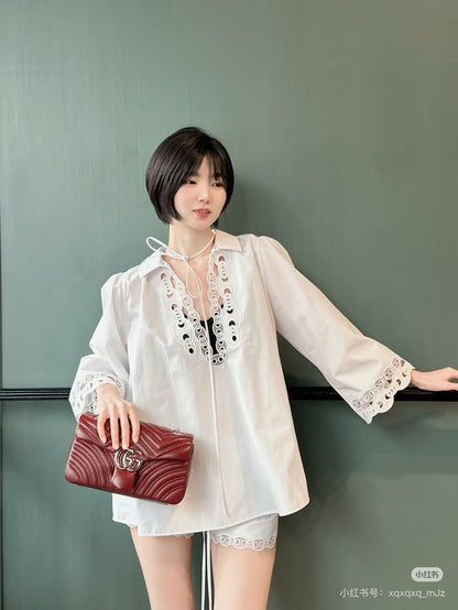 Guc 25ss embroidered suit