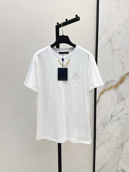 Louis 25ss embroidered t-shirt