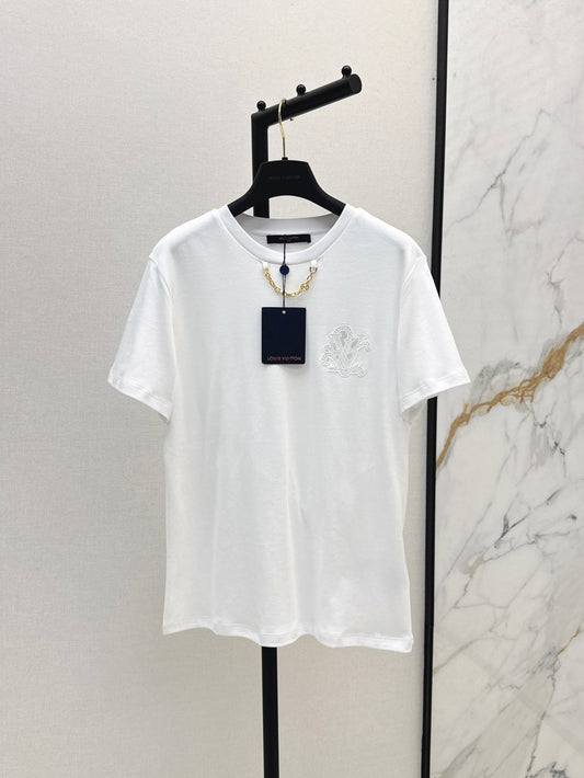 Louis 25ss embroidered t-shirt
