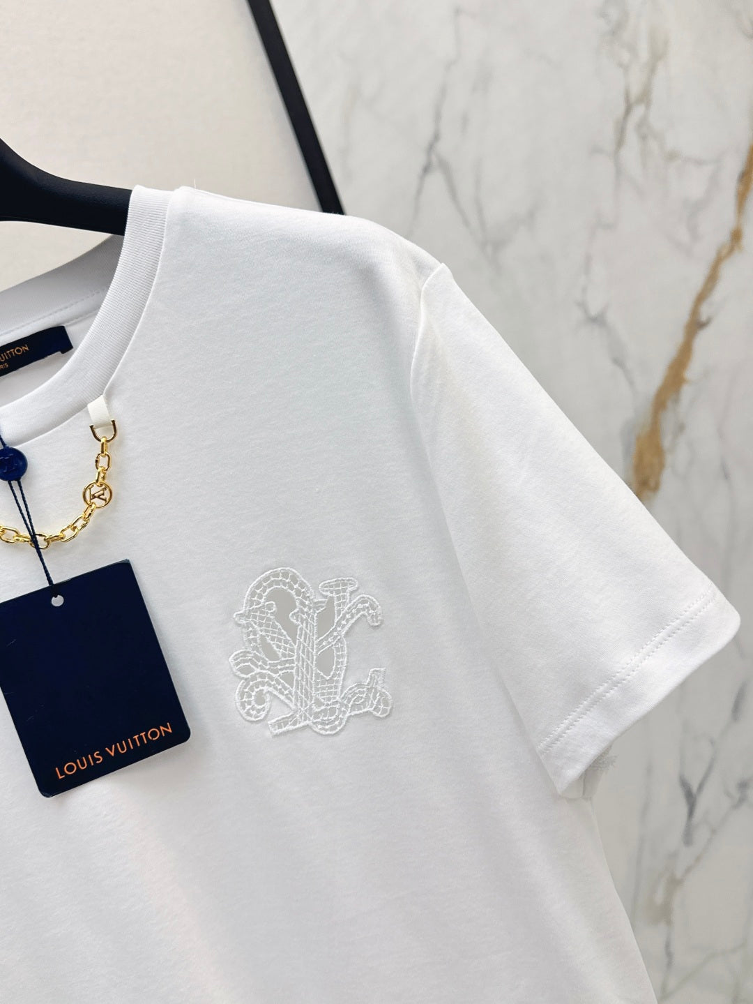 Louis 25ss embroidered t-shirt