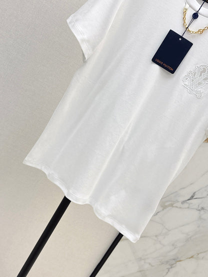 Louis 25ss embroidered t-shirt