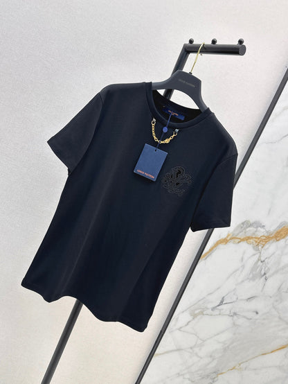 Louis 25ss embroidered t-shirt
