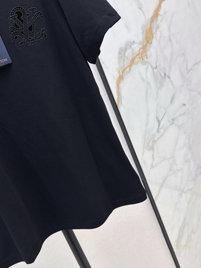 Louis 25ss embroidered t-shirt