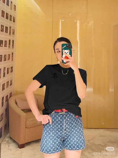 Louis 25ss embroidered t-shirt