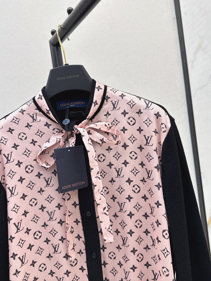 Louis 25ss monogram shirt