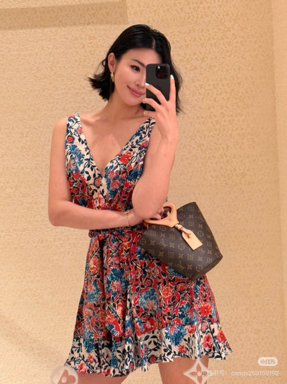 Louis 25ss print dress