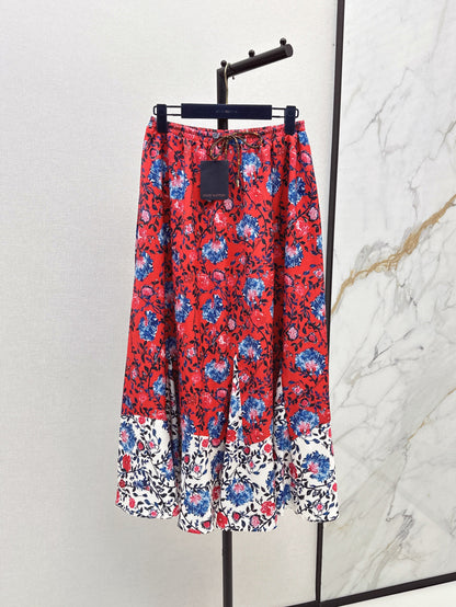 Louis 25ss print skirt
