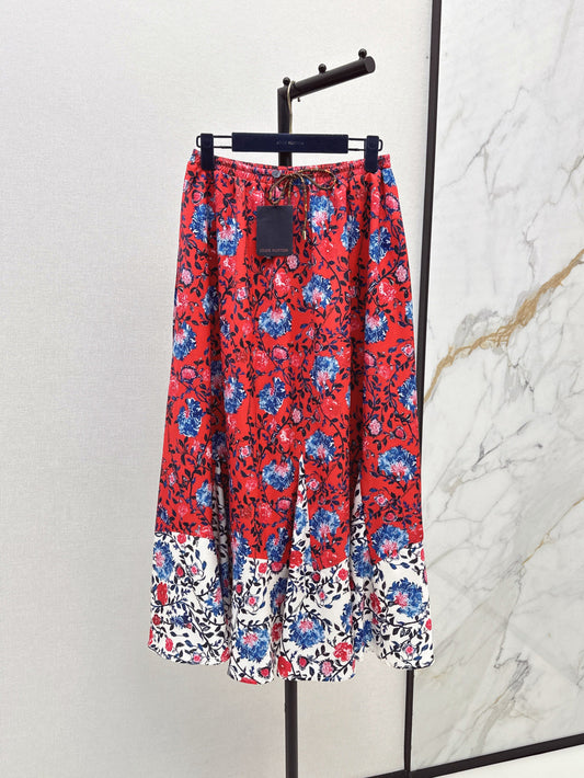 Louis 25ss print skirt