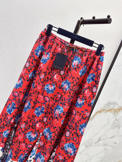 Louis 25ss print skirt