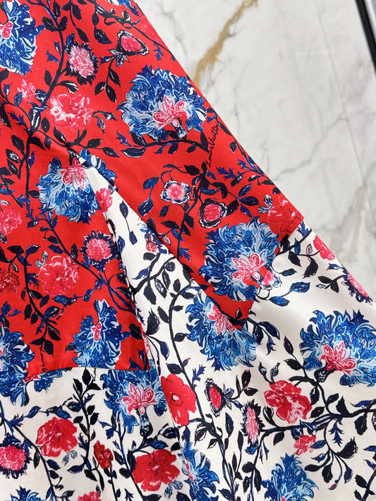Louis 25ss print skirt