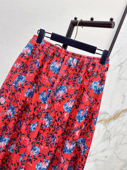 Louis 25ss print skirt