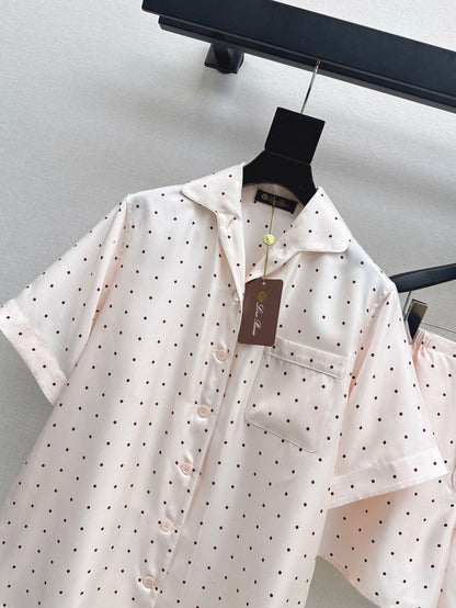 Loro 25ss Silk suit