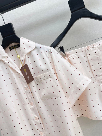 Loro 25ss Silk suit