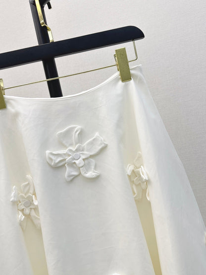 Val 25ss embroidered skirt