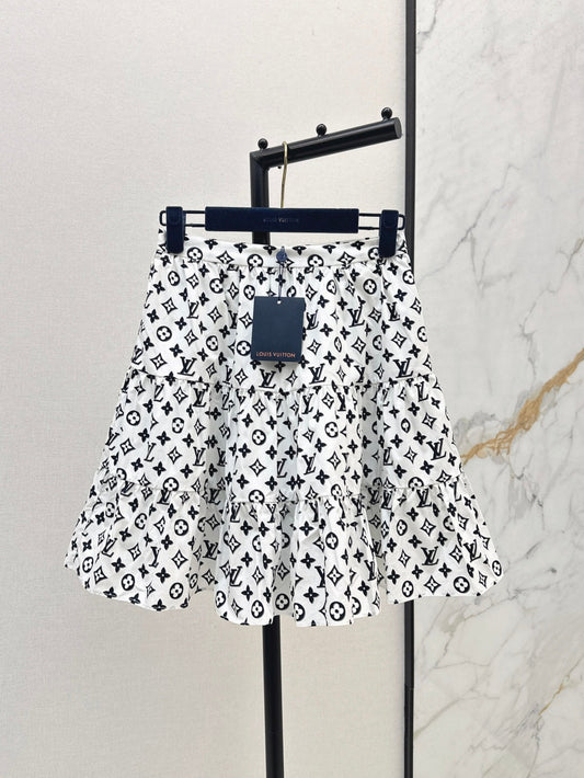 Louis 25ss monogram skirt