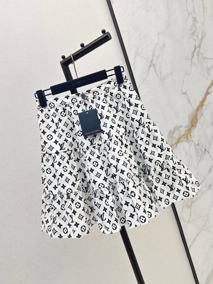 Louis 25ss monogram skirt