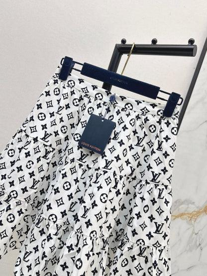 Louis 25ss monogram skirt