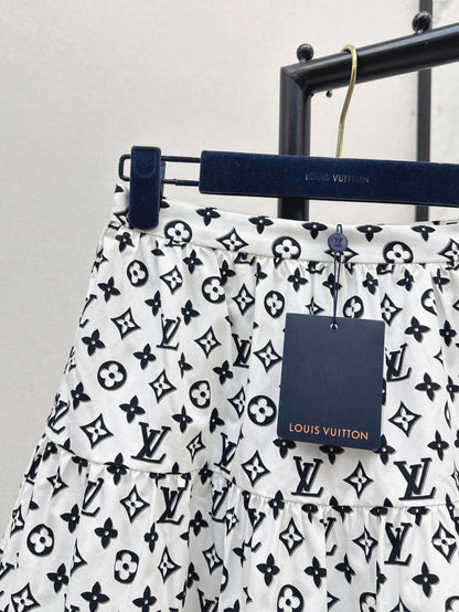 Louis 25ss monogram skirt